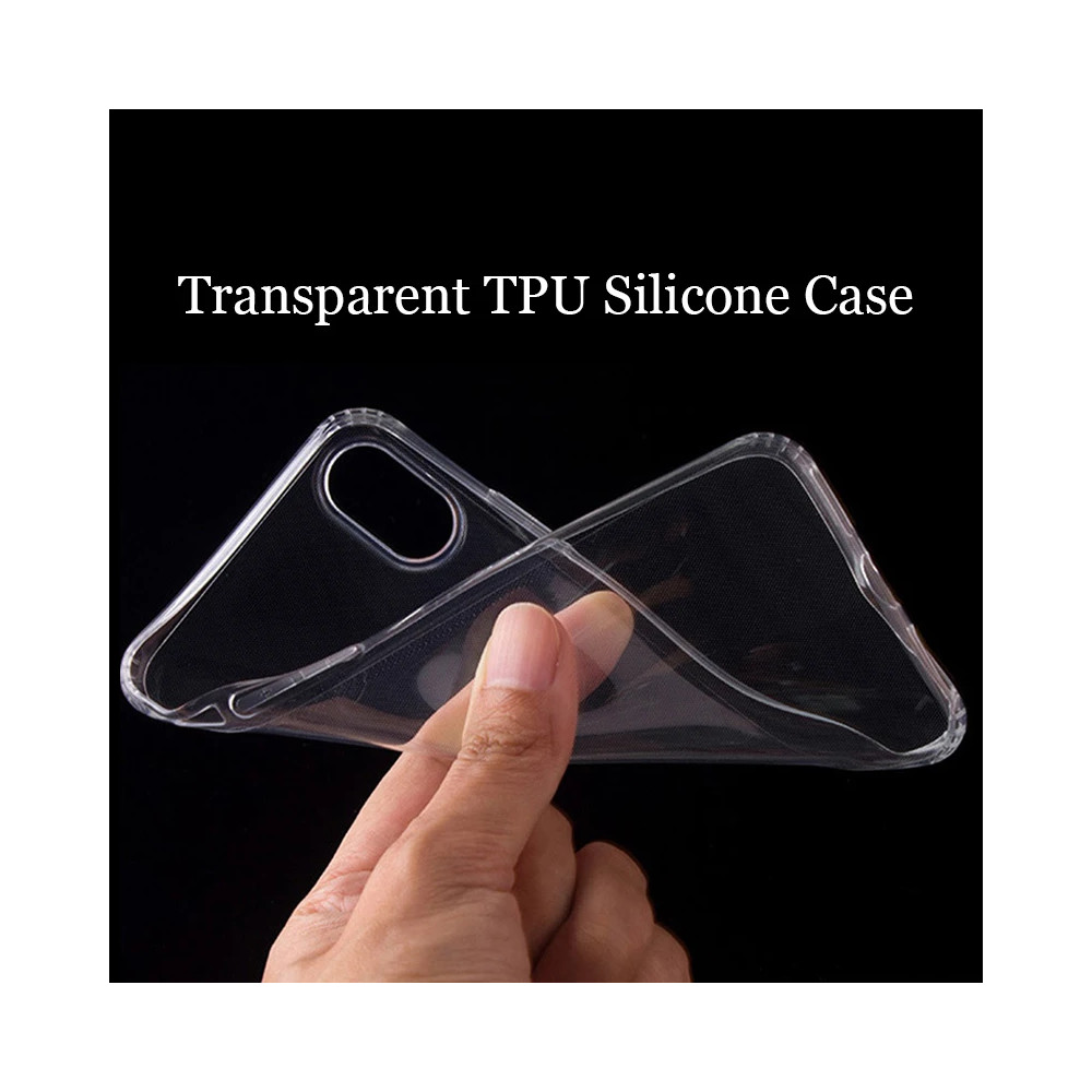 Coque iPhone 15 Transparente en Silicone TPU - Protection Discrète