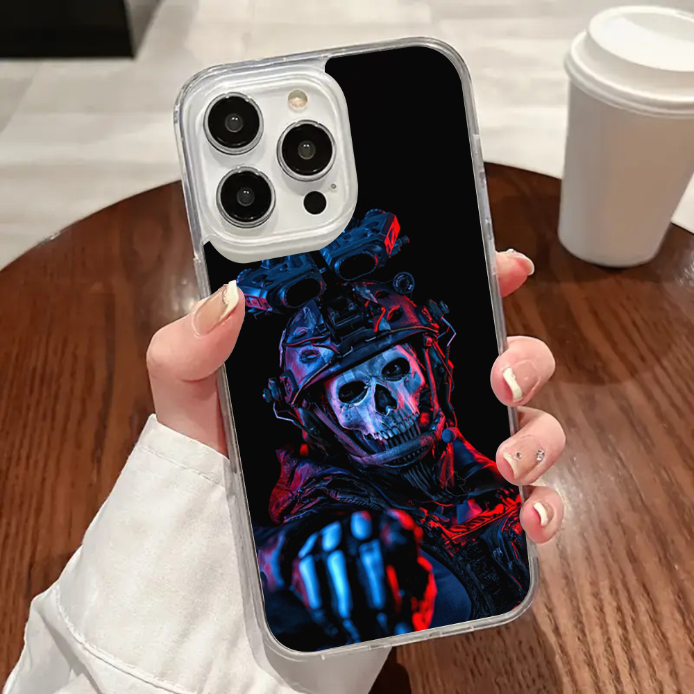 Coque iPhone 11 Pro Max Motif Tête de Mort Militaire