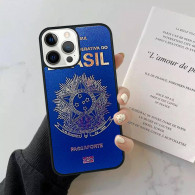 Coque iPhone XS Max Design Passeport Brésilien