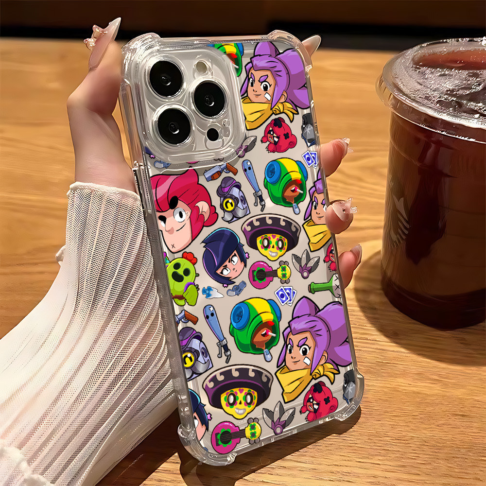 Coque iPhone 7 Plus Transparente Brawl Stars