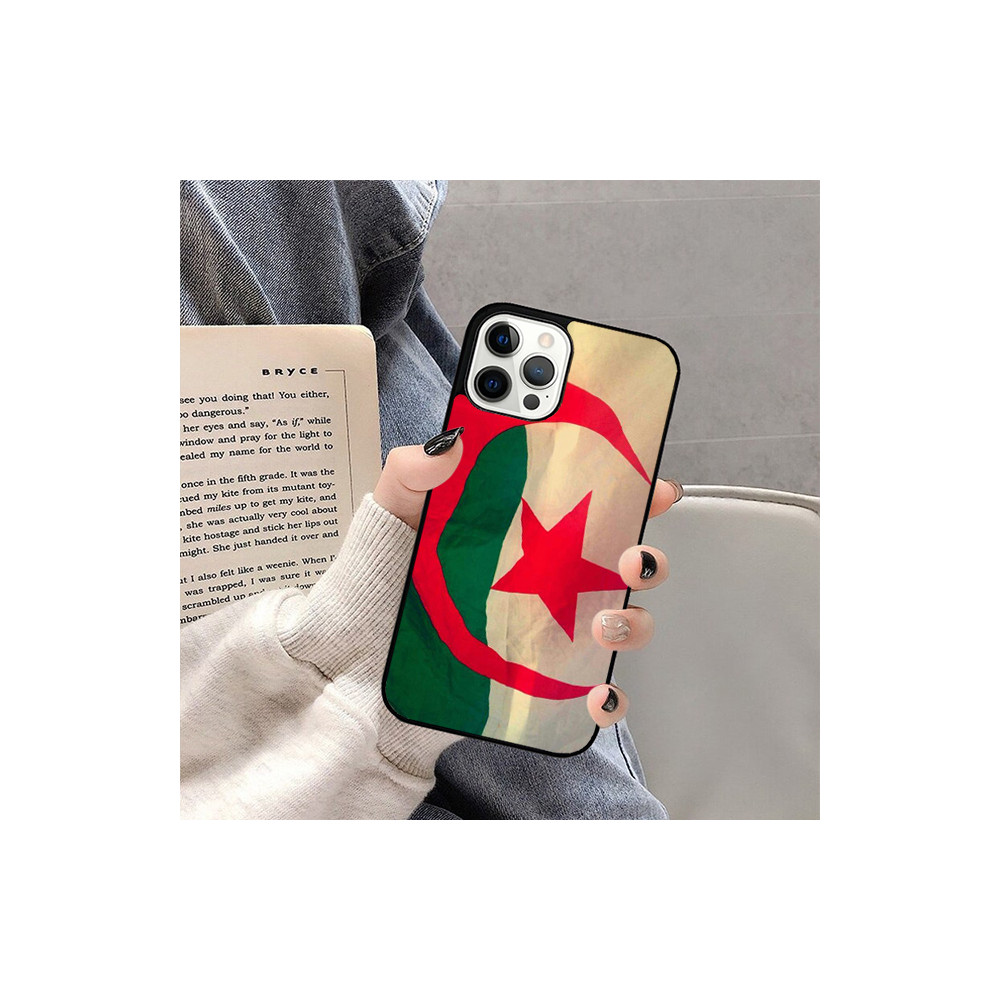 Coque iPhone XR Drapeau Algérie - Fièrement Algérien