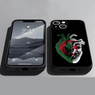 Coque iPhone 11 Pro Drapeau Algérie Cœur - Protection Unique