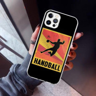 Coque iPhone 13 Pro Max Handball Vintage - Protection et Style Sportif