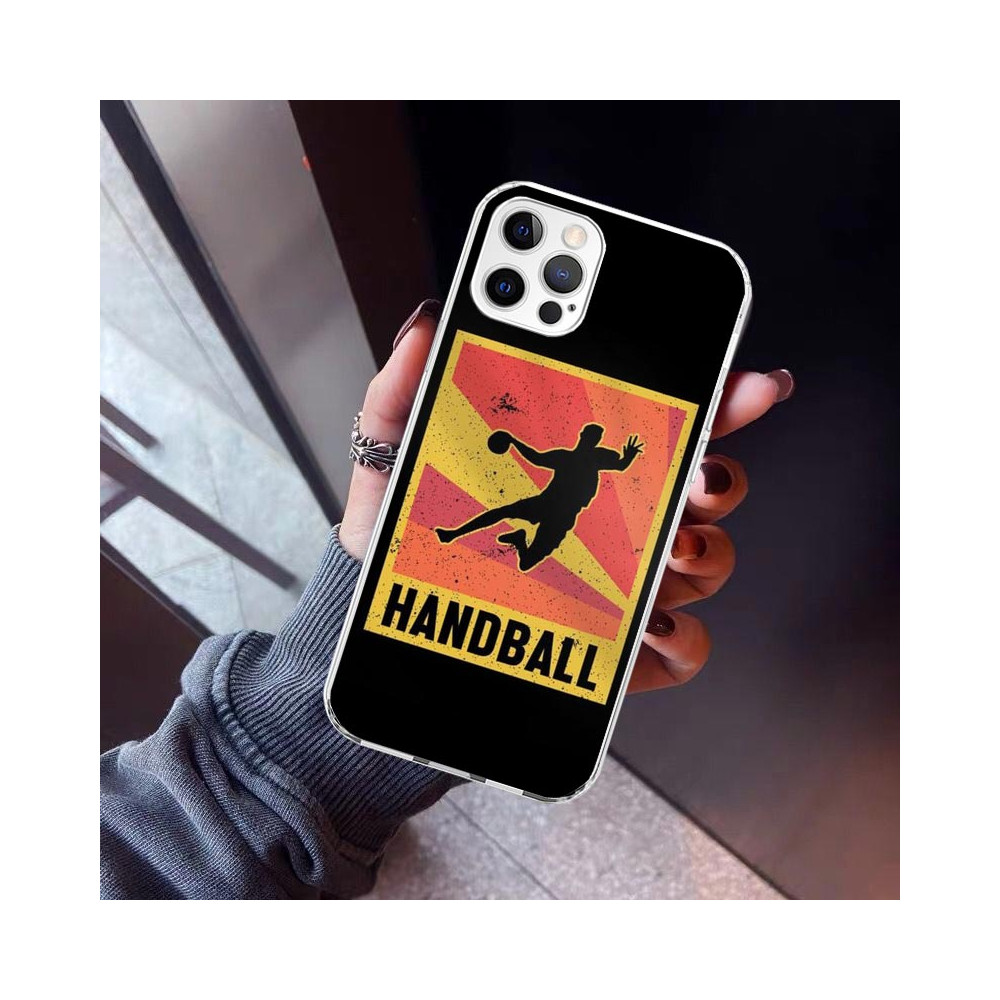 Coque iPhone 12 mini Handball Vintage - Protection et Style Sportif