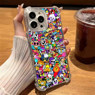 Coque iPhone XS Motif Personnages Colorés