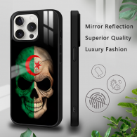 Coque iPhone Tête de Mort Drapeau Algérie - Protection Design