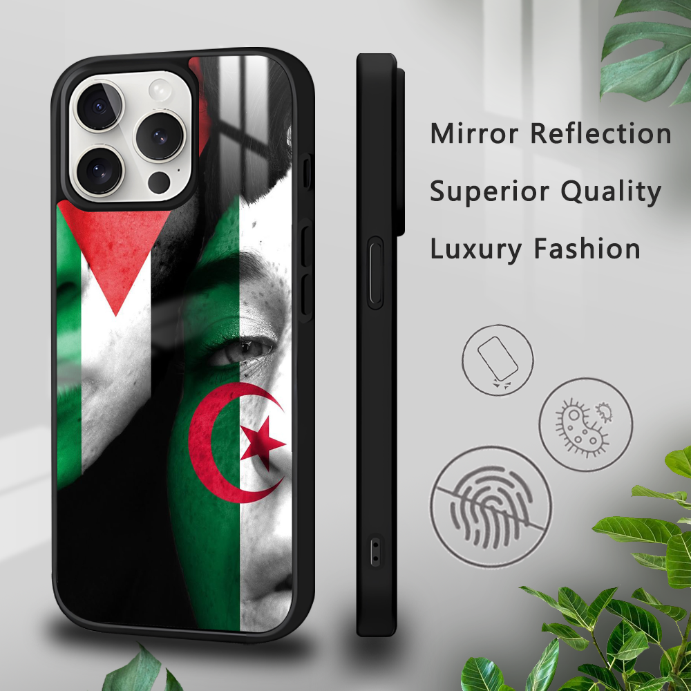 Coque iPhone 12 Design Palestine Algérie - Protection et Style