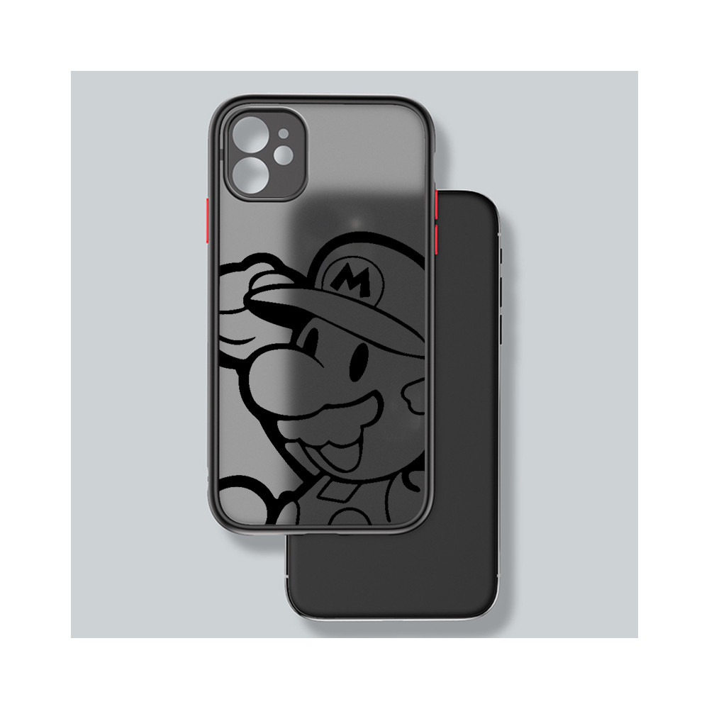 Coque iPhone Mario Paper Design