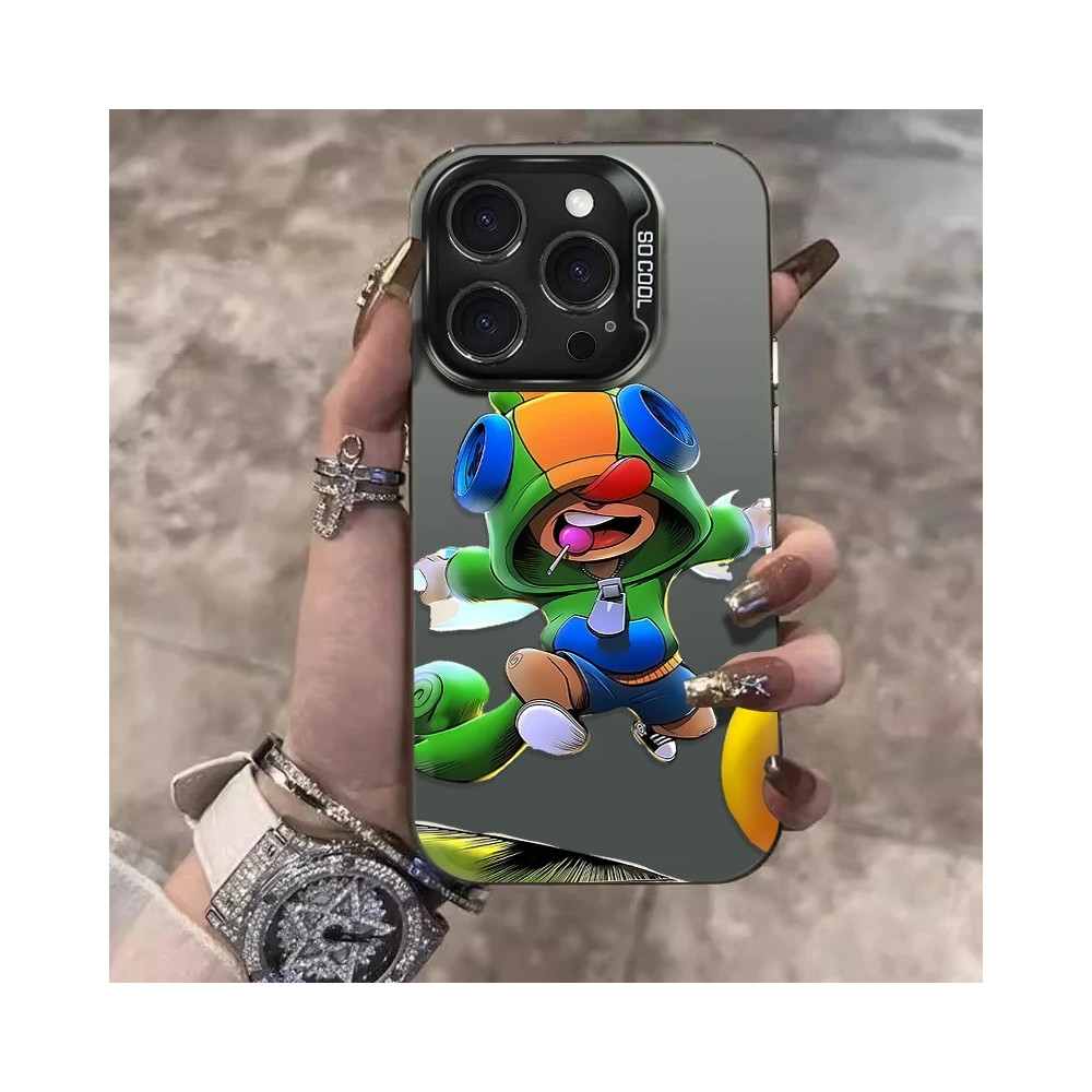 Coque iPhone 15 Pro Leon Brawl Stars