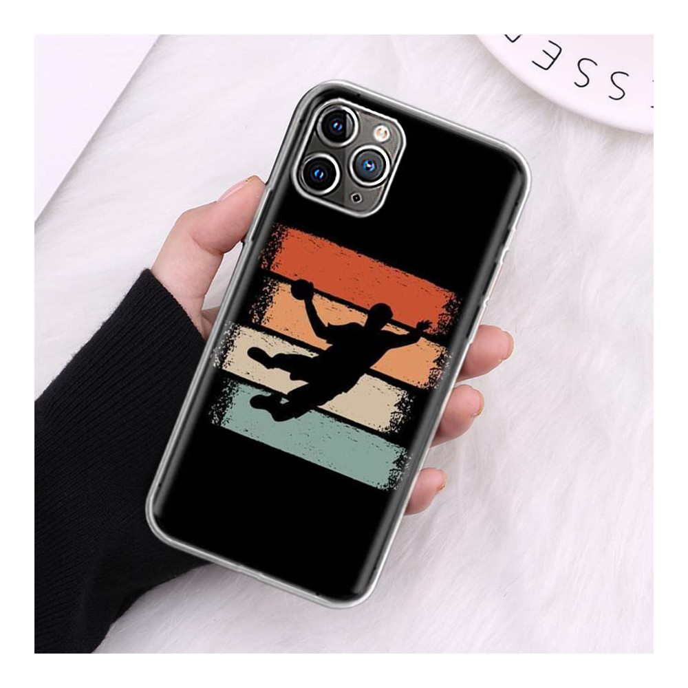 Coque iPhone 11 Pro Max Handball Rétro