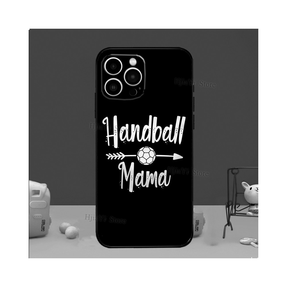 Coque iPhone 14 Plus Handball Mama - Accessoire Sportif Tendance