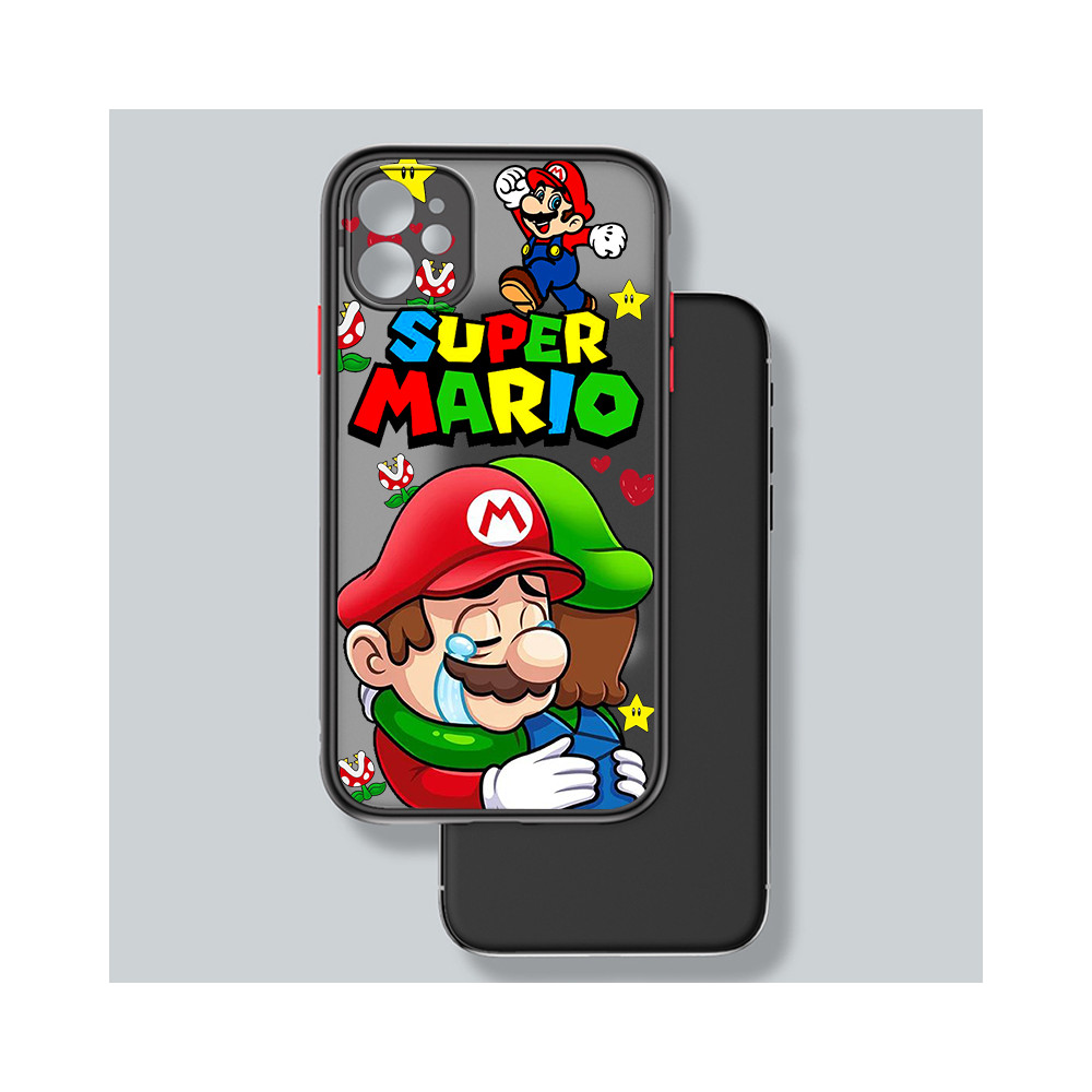 Coque iPhone 14 Plus Super Mario : Fraternité et Nostalgie