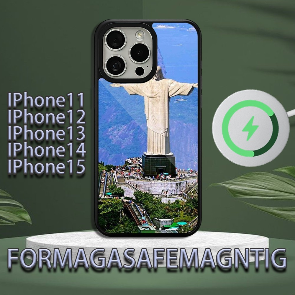 Coque iPhone Magnétique - Christ Rédempteur de Rio