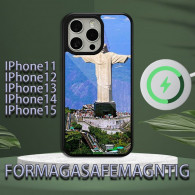 Coque iPhone 14 Magnétique - Christ Rédempteur de Rio