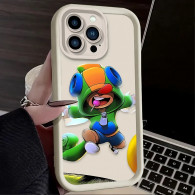 Coque iPhone 16 Personnalisée Leon Brawl Stars