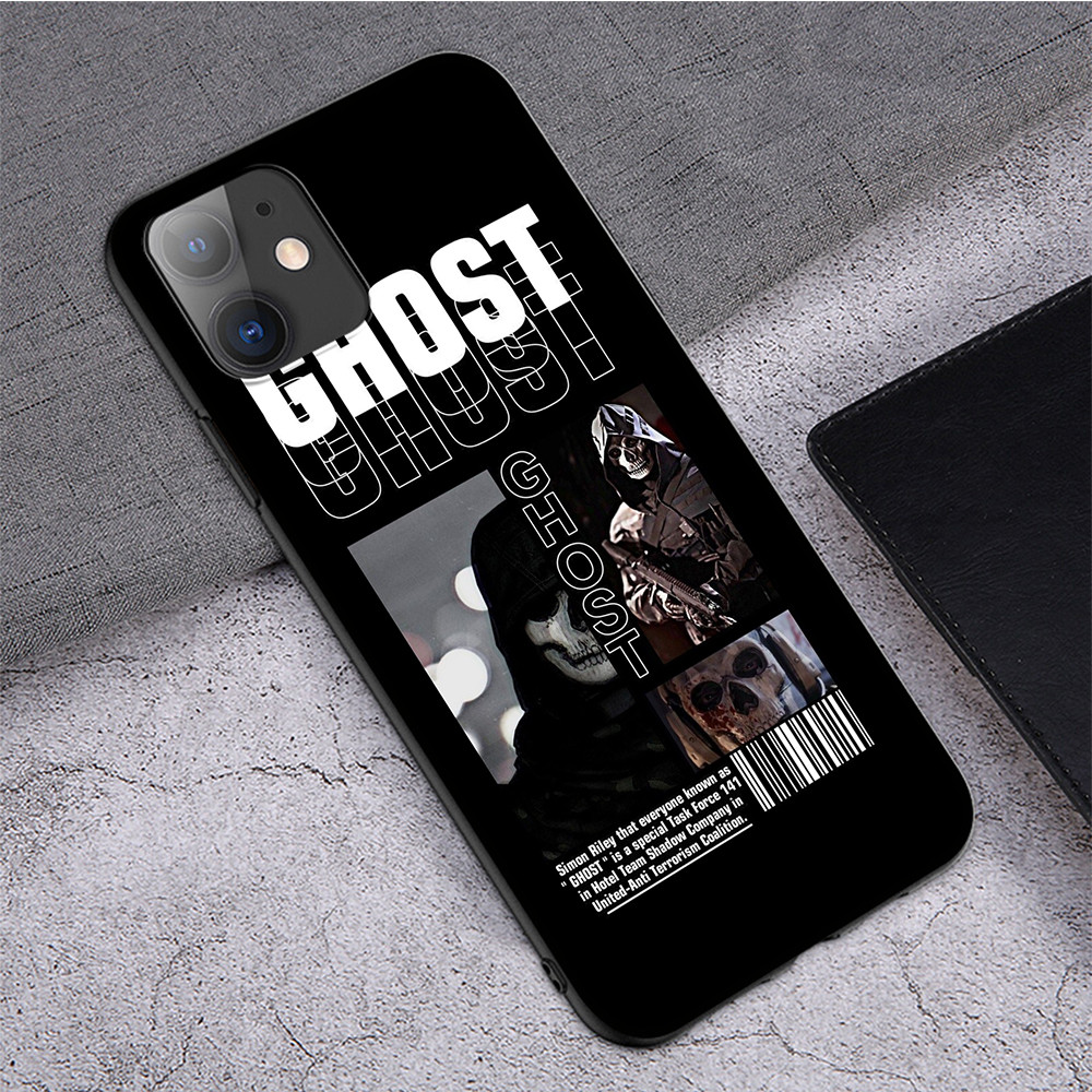 Coque iPhone XS Ghost Call of Duty - Design Sombre et Imposant