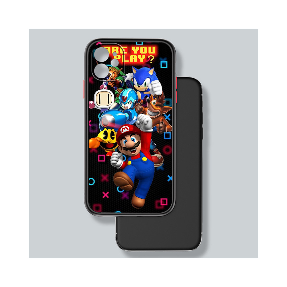 Coque iPhone Personnages Jeux Vidéo Rétro