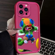 Coque iPhone 16 Brawl Stars Leon Rose