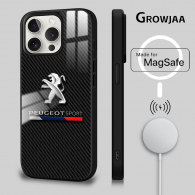 Coque iPhone 16 Pro Max Peugeot Sport MagSafe en Fibre de Carbone