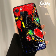 Coque iPhone 12 mini Design Abstrait Peinture Éclatante