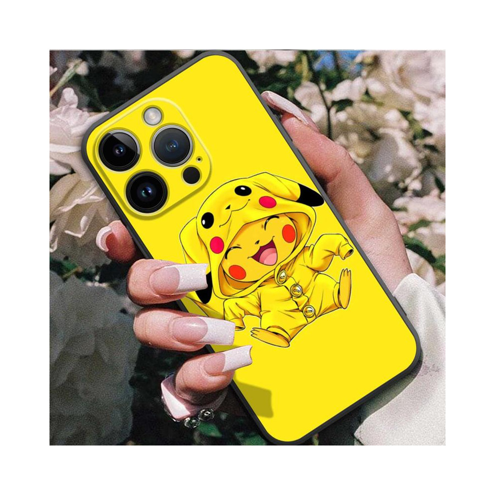 Coque iPhone 12 mini Pikachu Jaune : Protection et Style Pokémon