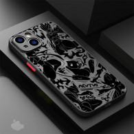 Coque iPhone 15 Pro Mewtwo Noir - Design Pokémon Unique