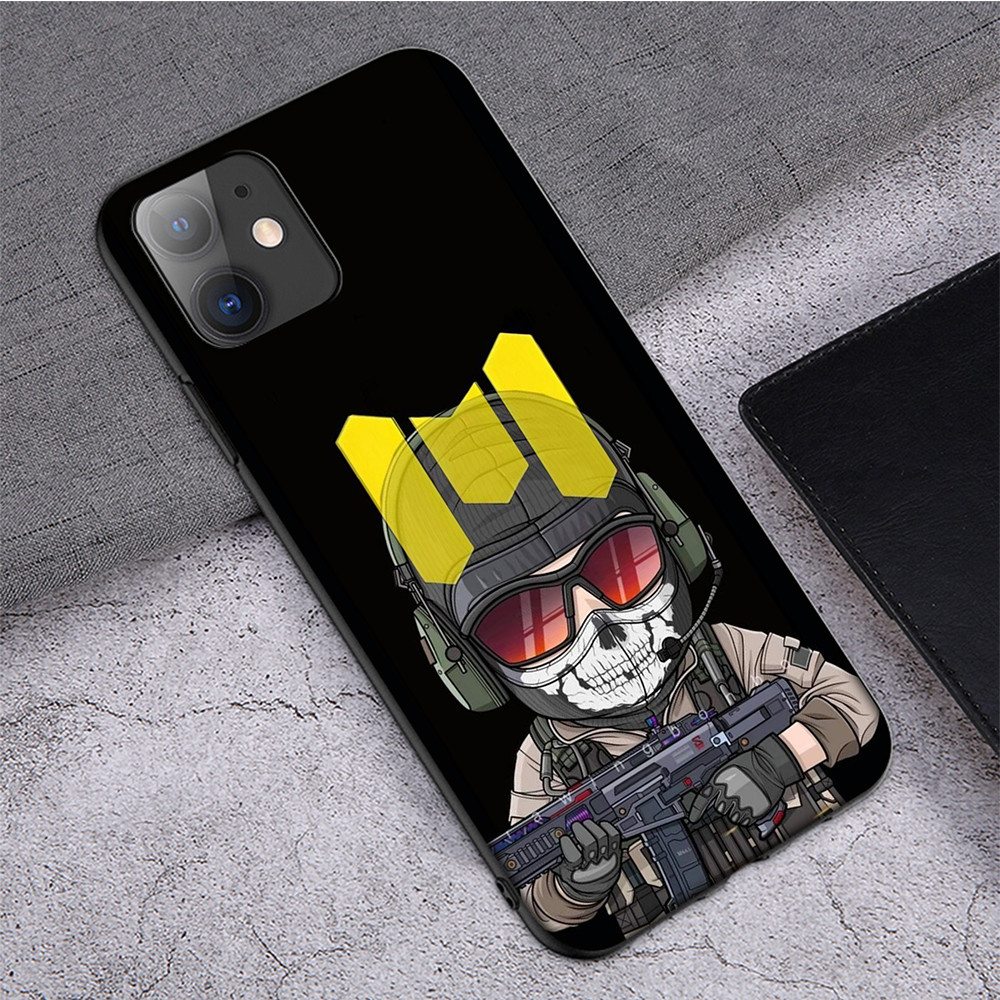 Coque iPhone SE 2020 Personnalisée - Design Militaire Call of Duty