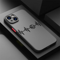 Coque iPhone XS Design Rythme Cardiaque Basketball