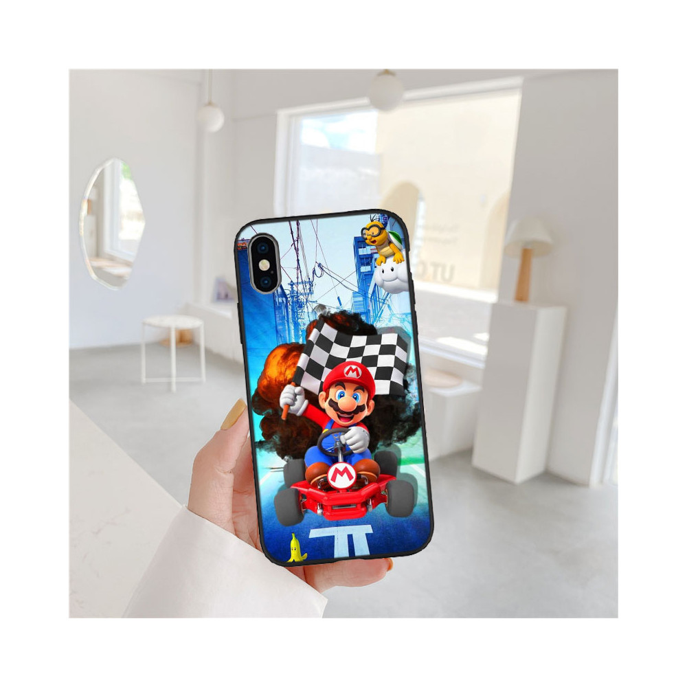 Coque iPhone 14 Pro Mario Kart : Foncez vers la victoire avec style!