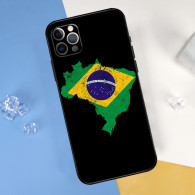 Coque iPhone 14 Pro Drapeau Brésil