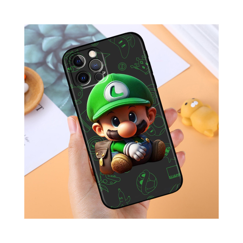 Coque iPhone Luigi : Design Mario Bros unique et protection optimale