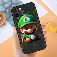 Coque iPhone 14 Pro Luigi : Design Mario Bros unique et protection optimale