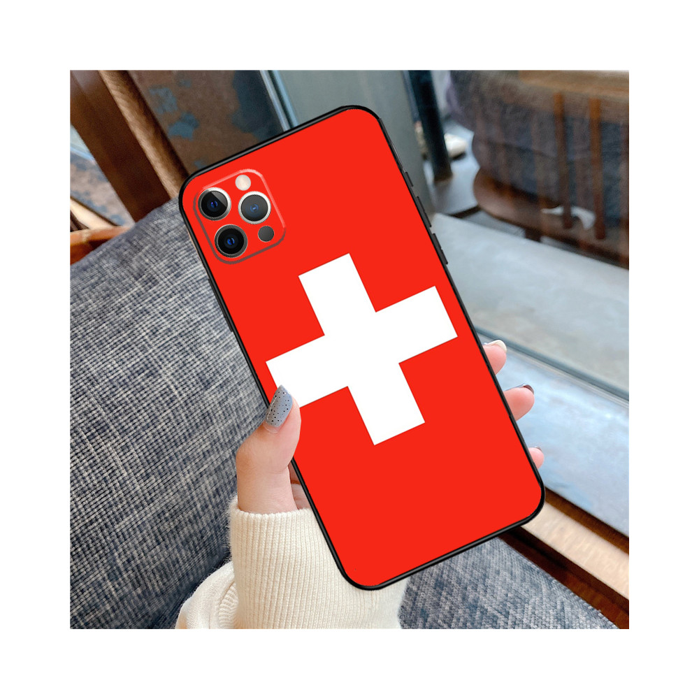 Coque iPhone 16 Pro Max Drapeau Suisse