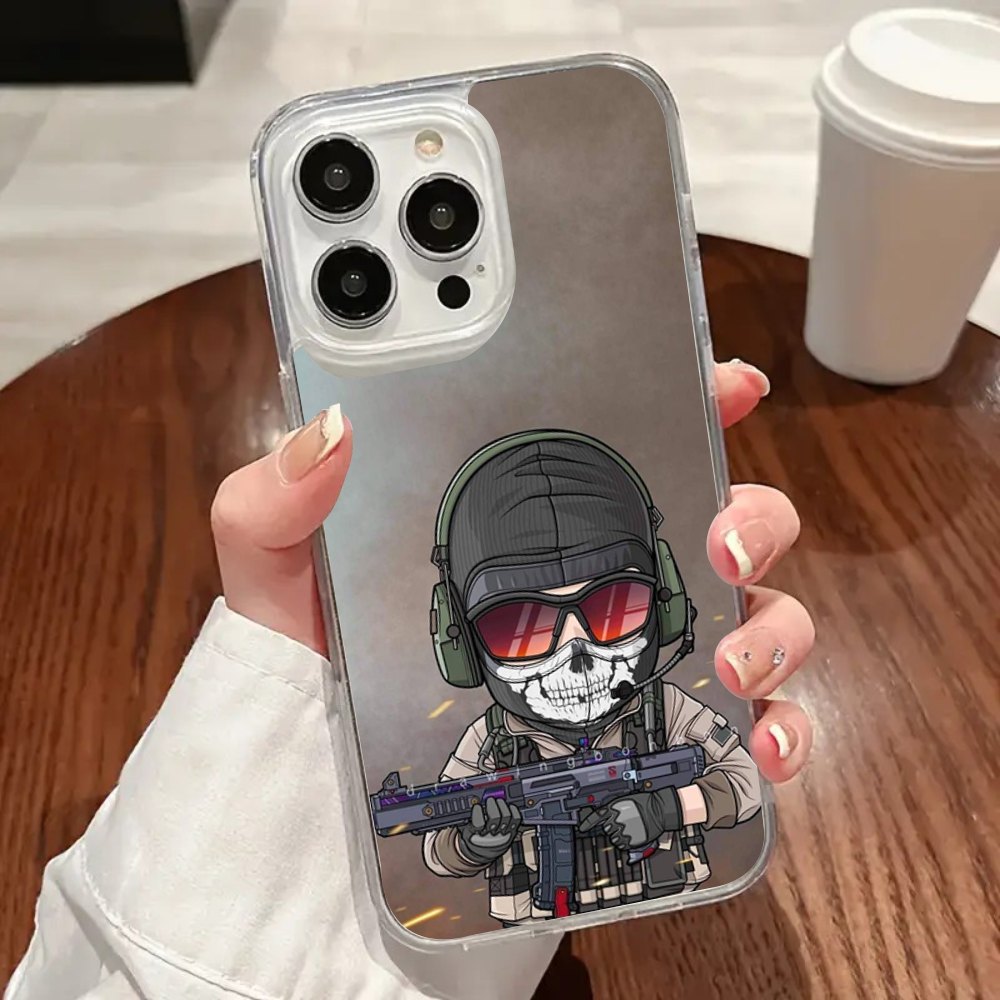 Coque iPhone 14 Plus Ghost - Style Militaire