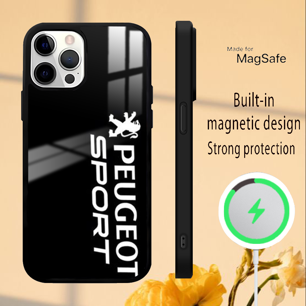 Coque iPhone MagSafe Peugeot Sport - Protection et Style