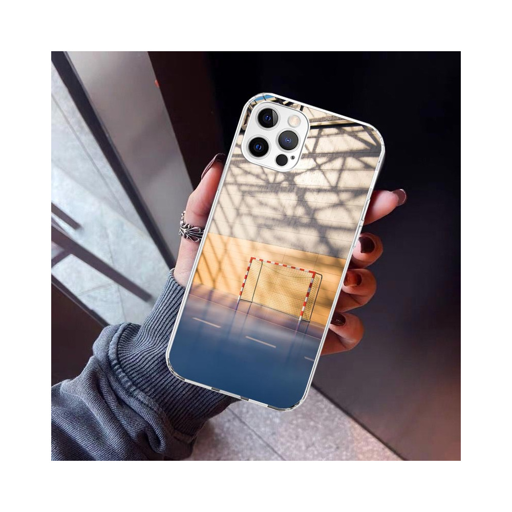 Coque iPhone X Terrain de Handball - Protection et Style Sportif