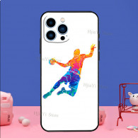 Coque iPhone Design Handballeur Aquarelle