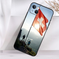 Coque iPhone 15 Pro Max Suisse : Aventure en Montagne