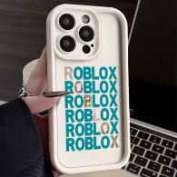 Coque iPhone 14 Plus Blanche Motif Roblox - Protection Optimale & Design Unique