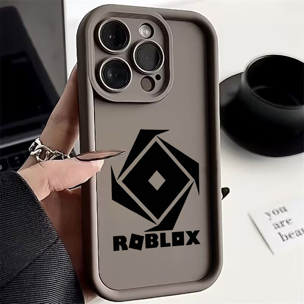 Coque iPhone 11 Pro Max Grise Logo Roblox - Protection Optimale & Design Unique