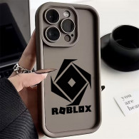 Coque iPhone 14 Plus Grise Logo Roblox - Protection Optimale & Design Unique