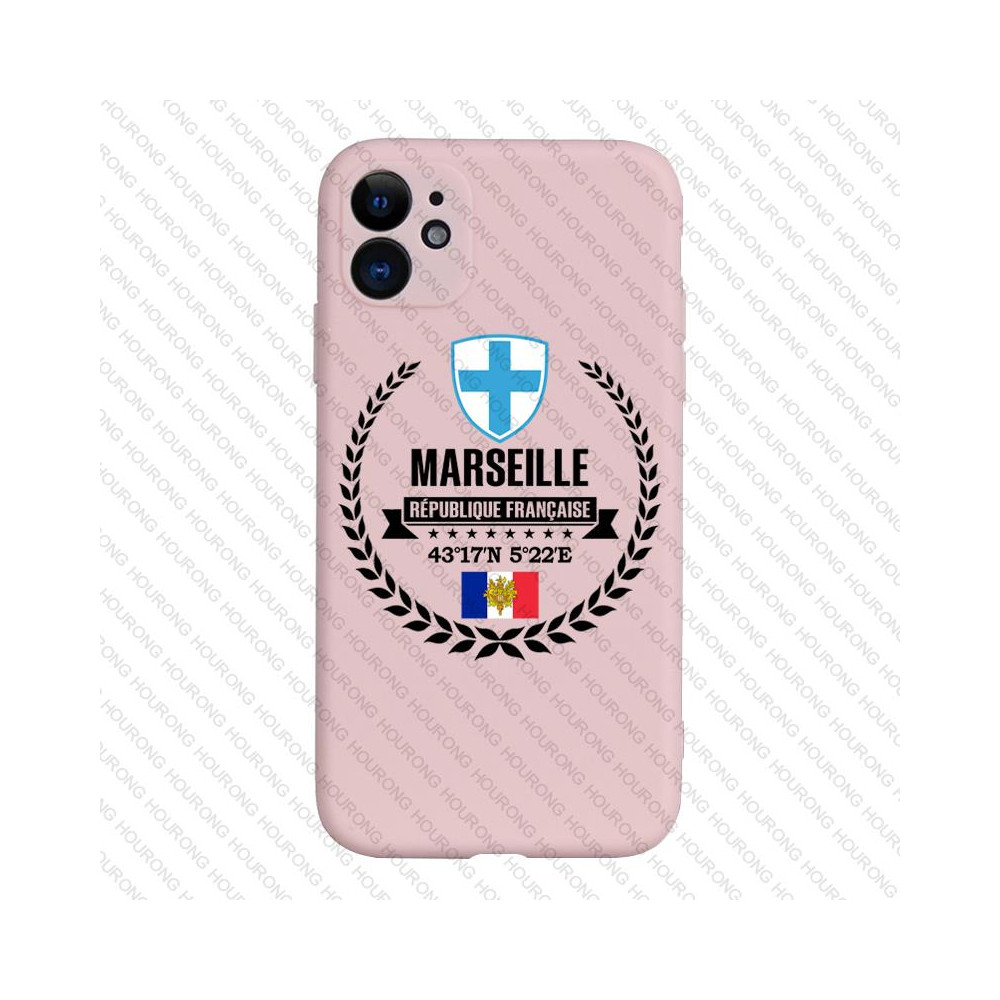 Coque iPhone 16 Plus Marseille Blason - Protection & Style