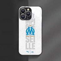 Coque iPhone Olympique de Marseille - Logo et Devise - Design Officiel