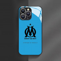 Coque iPhone 11 Olympique de Marseille - Logo et Devise  poucesDroit au But pouces