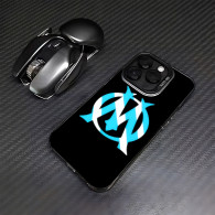 Coque iPhone 13 Pro Logo Olympique de Marseille - Design Bleu et Blanc