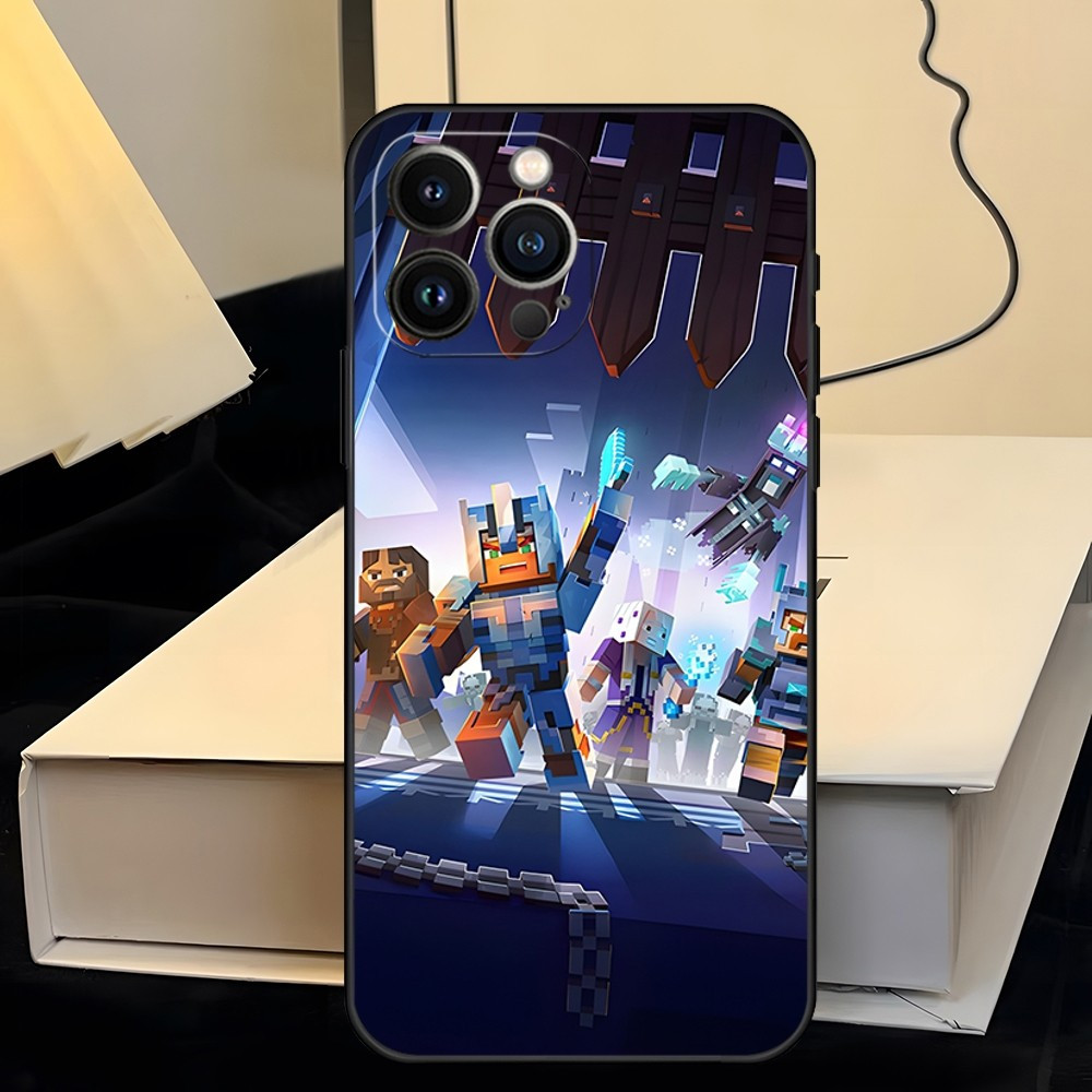 Coque iPhone XS Max Minecraft Aventure Épique - Protection Optimale