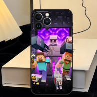 Coque iPhone Minecraft : Aventure et Personnages Emblématiques