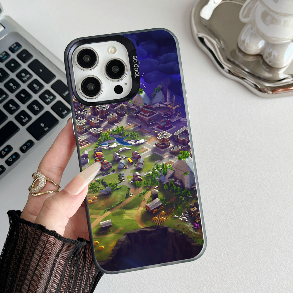 Coque iPhone antichoc - Illustration 3D village