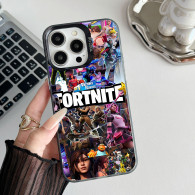 Coque iPhone XS Fortnite : Personnages et Logo - Protection Optimale