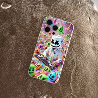 Coque iPhone Marshmello DJ : Ambiance Festive et Colorée